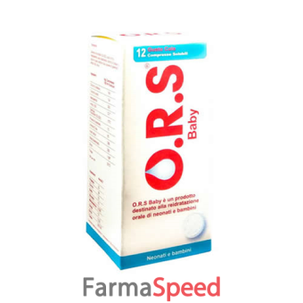 o r s baby 12 compresse solubili gusto cola da 3 g