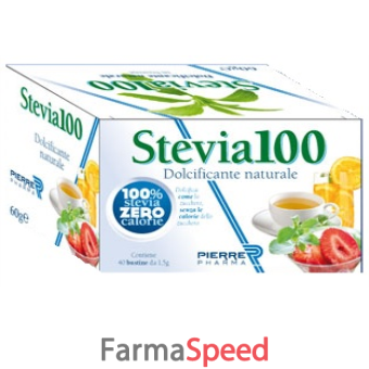 stevia 100 40 bustine da 1 g l'una
