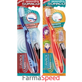 curaprox spazzolino sonic battery junior in confezione blisterata