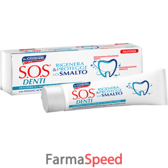 sos denti dentifricio rigenera smalto 75 ml