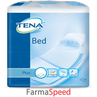 traversa per incontinenza non rimboccabile tena bed plus 60x40cm 40 pezzi