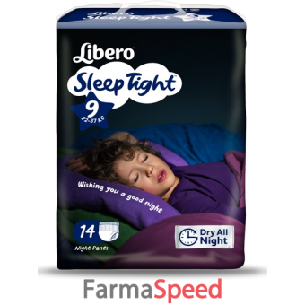 libero sleeptight taglia 9 14 pezzi