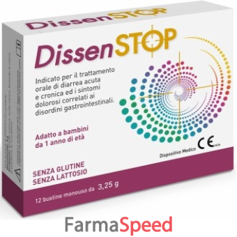 dissenstop diosmectite integratore alimentare 12 bustine