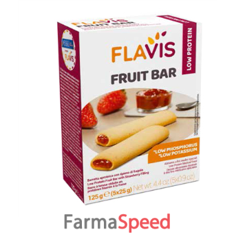 mevalia flavis fruit bar 125 g