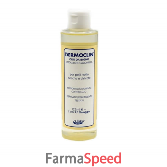 dermoclin olio bagno camomilla 125+75 ml