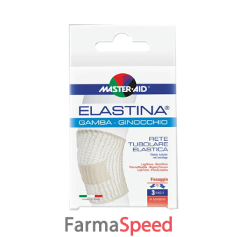 rete tubolare elastica ipoallergenica master-aid elastina gamba/ginocchio 3 mt in tensione calibro 5 cm