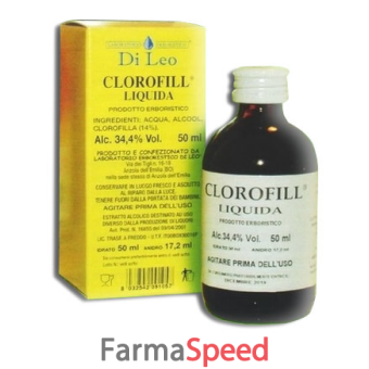 clorofill liquido 50 ml di leo