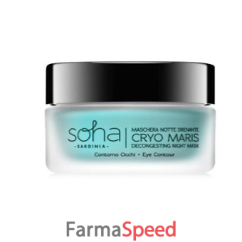 soha maschera notte drenante contorno occhi cryo maris 15 ml