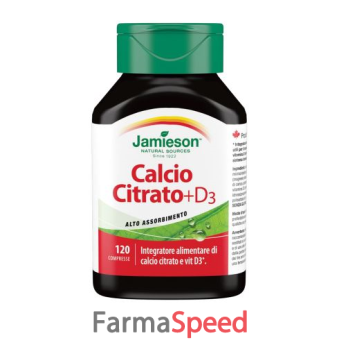 jamieson calcio citrato + vitamina d3 120 compresse