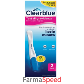 clearblue test di gravidanza rilevazione rapida 2 pezzi
