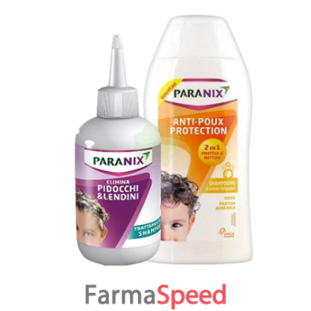 paranix bipacco shampoo trattamento + shampoo protection