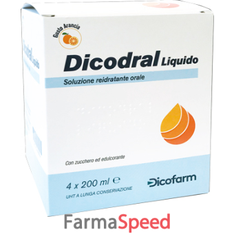 dicodral liquido soluzione reidratante orale 4 x 200 ml