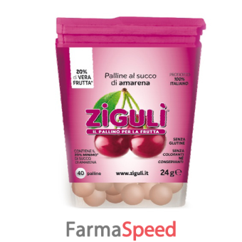 ziguli amarena 40 palline 24 g