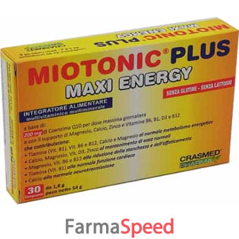 miotonic plus maxi energy 30 compresse