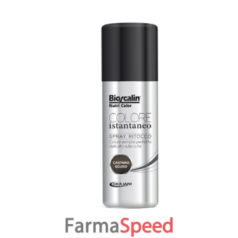 bioscalin nutricolor spray ritocco colore istantaneo castano scuro 75 ml
