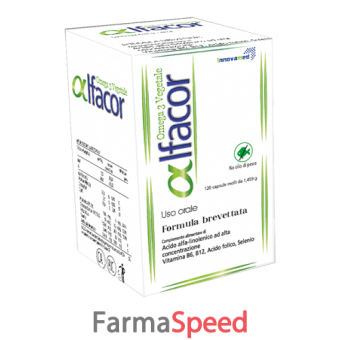 alfacor omega3 vegetale 120 capsule