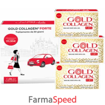 gold collagen forte trattamento mensile 30 flaconi