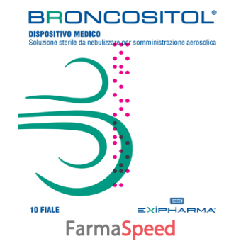 broncositol soluzione sterile da nebulizzare per somministrazione aerosolica 10 fiale 3 ml