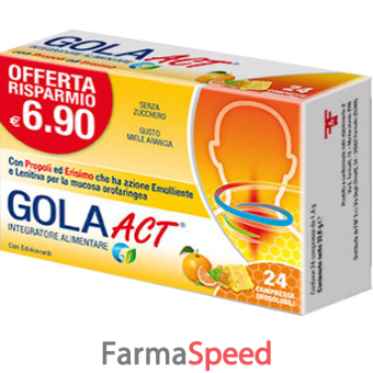 gola act miele arancia 62,4 g