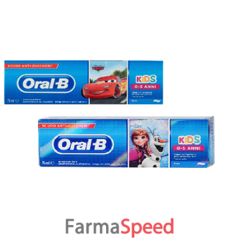 oralb man cars&frozen spazzolino manuale 3-5 anni 1 pezzo