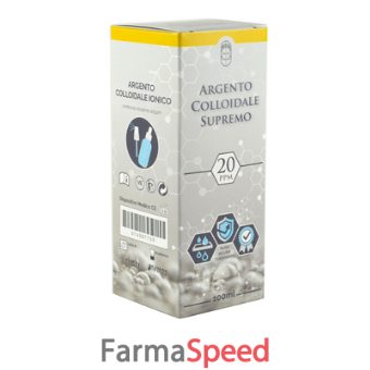 argento colloidale supremo 20ppm 100 ml spray con contagocce