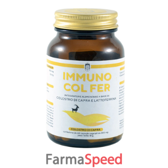 immuno col fer colostro di capra 60 capsule vegetali