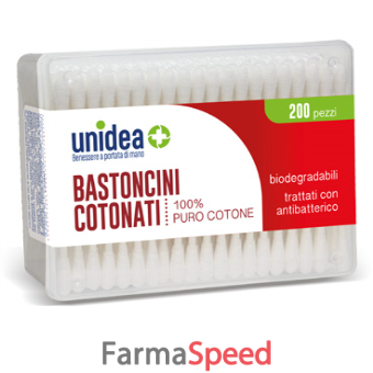 unidea bastoncini cotonati 200 pezzi