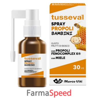 tusseval gola propoli spray per bambini 30 ml