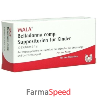 wala belladonna compositum 10 supposte bambini 1 g