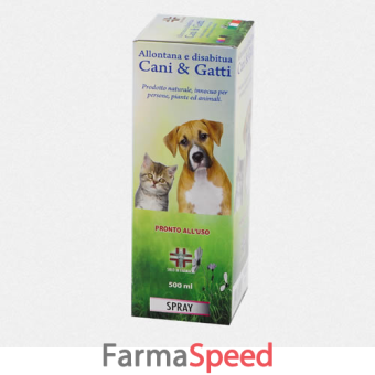 bioo'allontana e disabitua cani e gatti spray 500 ml 