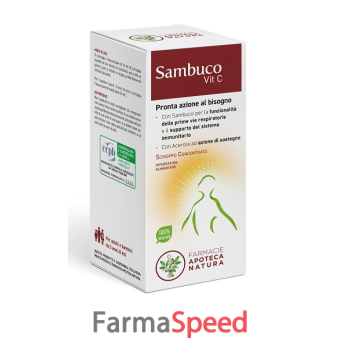 sambuco vitamina c sciroppo 120 g