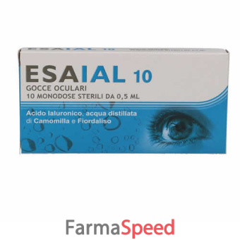 esaial 10 gocce oculari flaconcini monodose