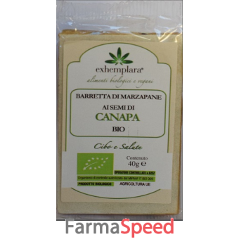 barretta alla canapa e marzapane bio 40 g