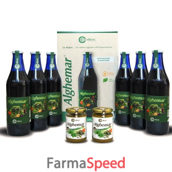 alghemar frullato con succo di mirtillo nero 6 bottiglie da 1 litro + 2 vasetti di pate'
