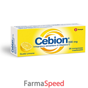 cebion masticabile limone vitamina c 20 compresse