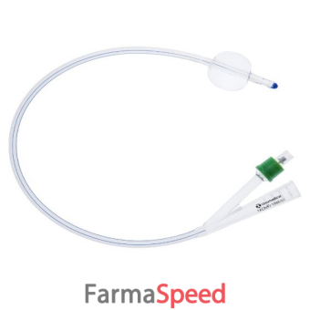 catetere foley in silicone 2 vie diametro ch 14 punta nelaton con palloncino 10 ml 1 pezzo