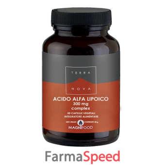 terranova acido alfa lipoico 300mg complex 50 capsule