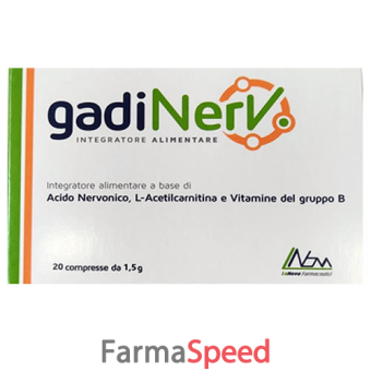 gadinerv 20 compresse 1,5 g