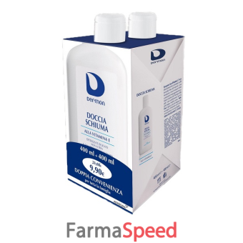 dermon docciaschiuma vitamina e bipacco 400 ml + 400 ml