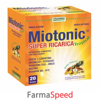 miotonic super ricarica tropical 20 bustine