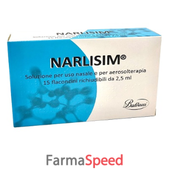 narlisim soluzione nasale 10 flaconcini monodose richiudibili da 2 ml l'uno