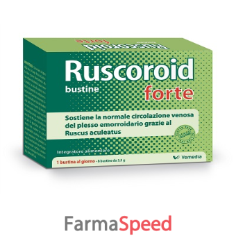 ruscoroid forte 8 bustine da 3,5 g