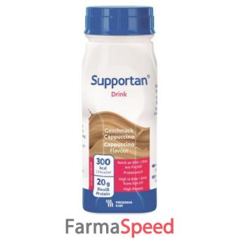 supportan drink cappuccino 4 flaconi x 200 ml