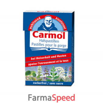 carmol pastiglia gola senza zucchero 45 g
