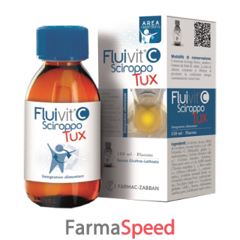 fluivit c sciroppo tux flacone 150 ml