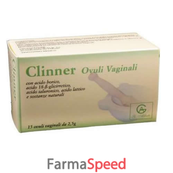 clinner 15 ovuli vaginali 2,5 g