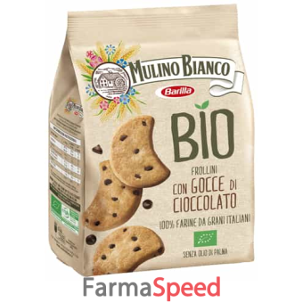 mulino bianco bio frollini con gocce di cioccolato 260 g