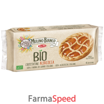 mulino bianco bio crostatine albicocca 4 pezzi 144 g