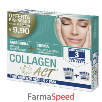 collagen act trattamento viso in 2 fasi 