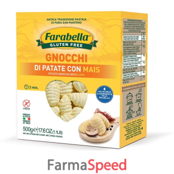 farabella gnocchi patate con mais 500 g